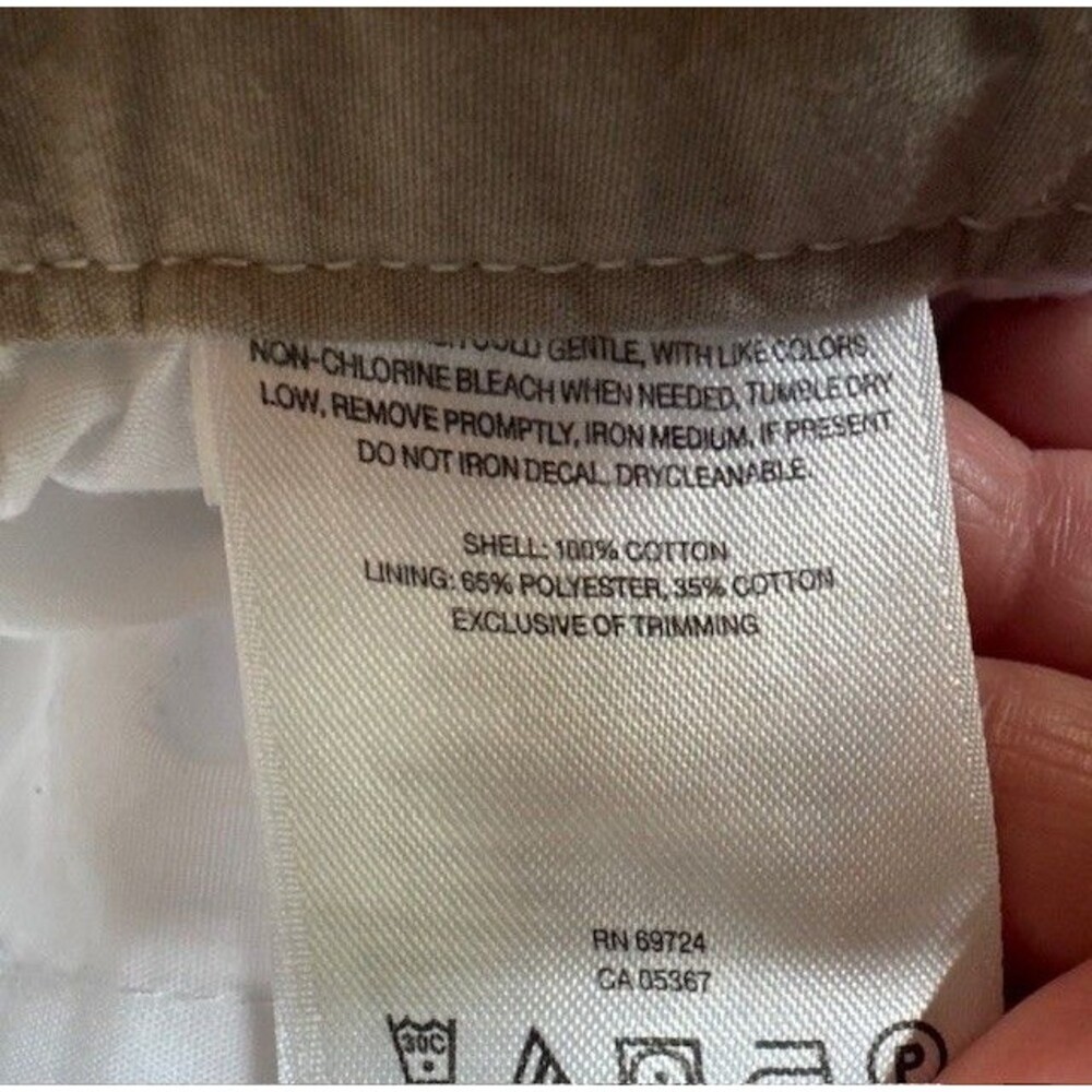 Columbia Mens 6 Pocket Pants Chino Canvas 44 X 34 Tan Outdoor Hiking - Picture 4 of 9